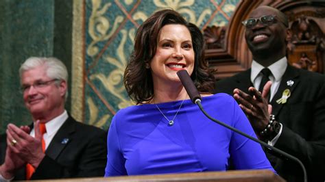 Gretchen Whitmer responds to comments about her blue dress