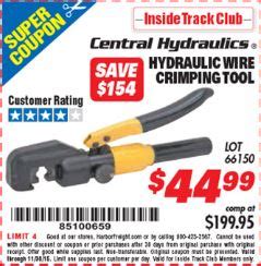 Harbor Freight Hydraulic Crimping Tool