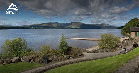 Best partially paved trails in Balloch Castle Country Park, West Dunbartonshire, Scotland ...