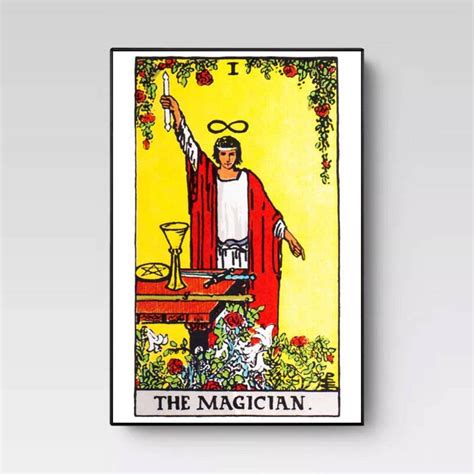 The Magician Tarot Card Art the Magician Tarot Fan Art - Etsy