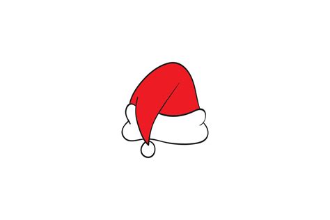 Christmas Santa Hat Vector Asset Graphic by wiwasatastudio · Creative Fabrica