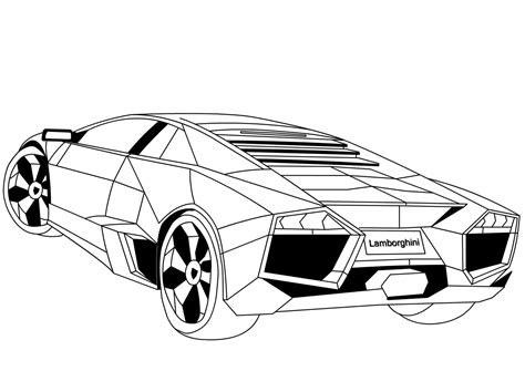 Lamborghini Huracan Coloring Pages - Lamborghini Coloring Pages 50 Printable Coloring Pages ...