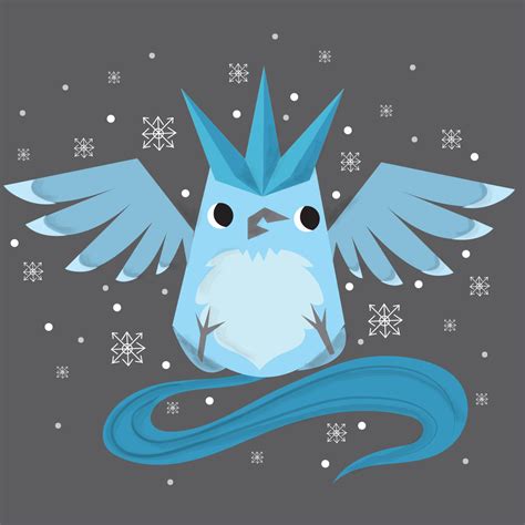 Pokemon Go Team Mystic Button featuring Articuno on Behance