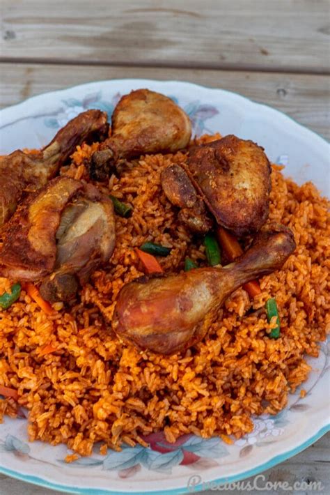 Jollof Rice With Chicken | Precious Core