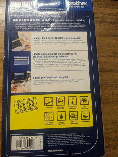 Brother P-Touch label printer PT1230PC, new unused | eBay