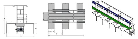 Flat Belt Conveyor with Side Working Platform