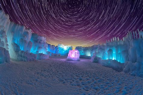 These gigantic glowing ice castles take the sting out of winter Ice ...