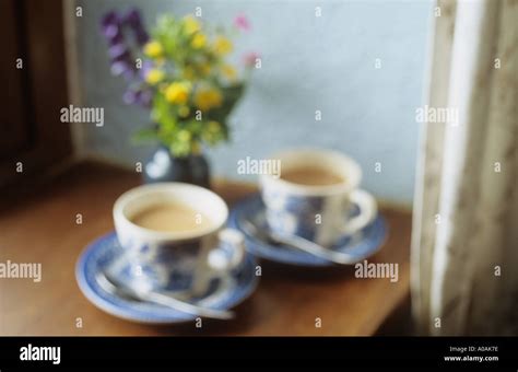 White porcelain with blue flowers hi-res stock photography and images ...