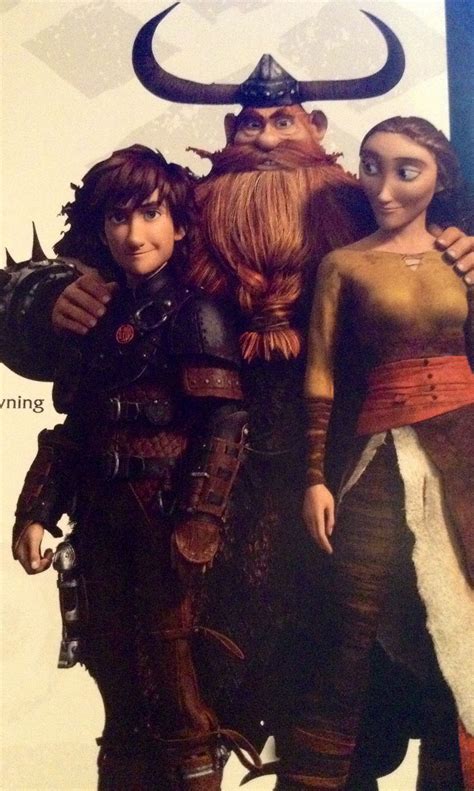 Hiccup, Stoick, and Valka. The Haddock Family | How train your dragon ...