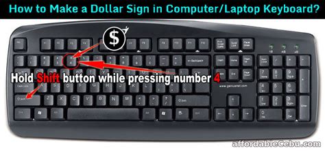 How to Make Dollar Sign ($) in Keyboard (Computer or Laptop)? - Computers, Tricks, Tips 30505