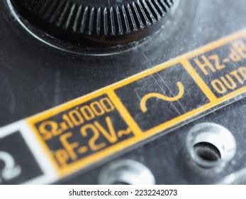 Electrical Symbols On Vintage Analog Multimeter Stock Photo 2232242073 ...