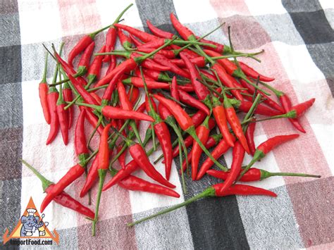 Fresh Red Thai Chili Peppers - Import Food Blog - ImportFood