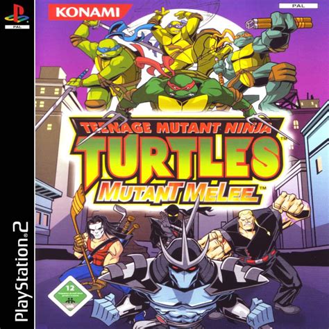 teenage mutant ninja turtles mutant melee a | Playstation 2 Covers ...