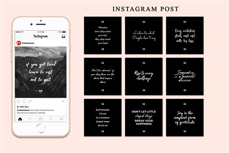 Simple Instagram Post Templates