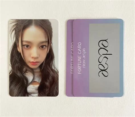 AESPA CONCERT SYNK HYPER LINE Fortune Scratch Official Photocard ...