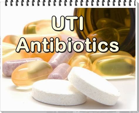 4 Common And Top Antibiotics For UTI - Urinary Tract Infection ...