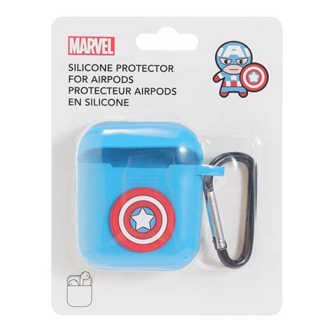 MINISO Marvel Avengers AirPods Case Protective Silicone Cover and Skin ...