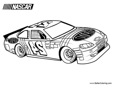 Nascar Coloring Pages Drawing Pictures - Free Printable Coloring Pages