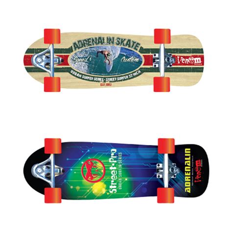 ADRENALIN URBAN SURFER ARTICULATED 32 INCH SKATEBOARD - STREET SURFER ...