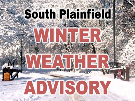 South Plainfield Under Winter Weather Advisory: 3 to 4 Inches of Snow Expected - South ...