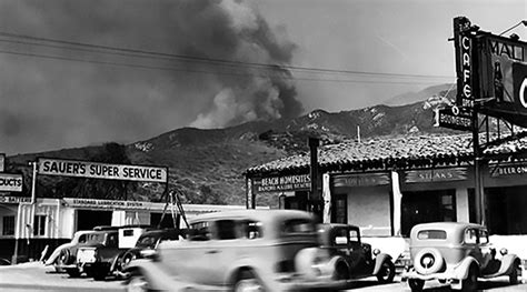 LAFD History - The 1938 Malibu Brush Fire - The Relief