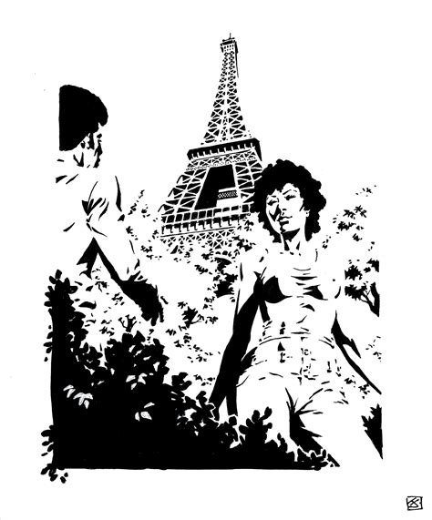 Ken & Elyse Series: Ken and Elyse in Paris Abel Original Art