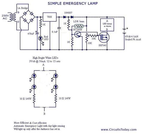 Emergency Lighting Wiring Colours