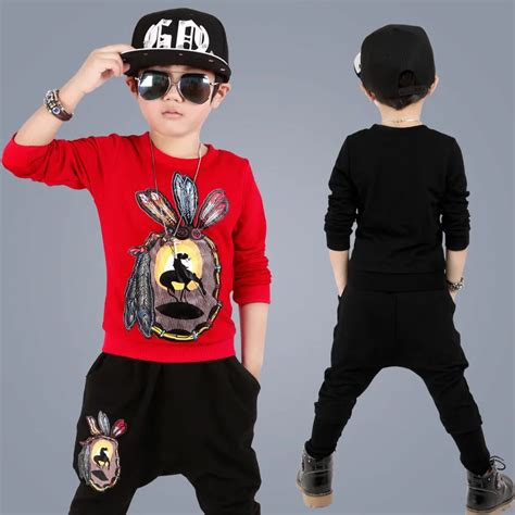 2017 Hot Sales New Spring Children Boys Clothing Suits Baby Streetwear Explosion Paragraph Boys ...