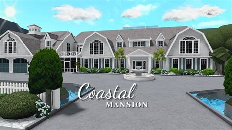 Bloxburg: Coastal Mansion(part-1)| House Build| Roblox| Realistic Home - YouTube