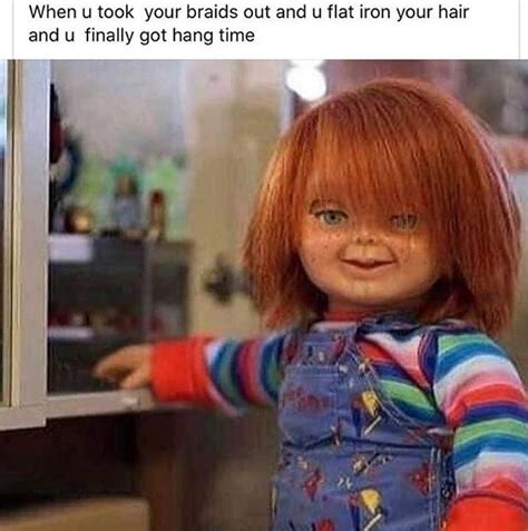 Have y'all seen these Chucky hair memes?!?? | Lipstick Alley