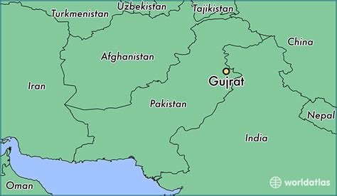 Where is Gujrat, Pakistan? / Gujrat, Punjab Map - WorldAtlas.com