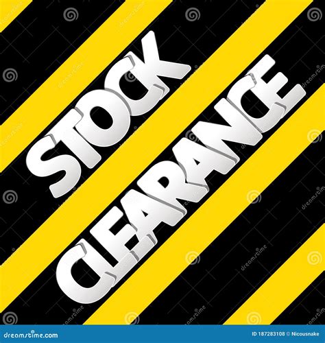 Clearance Sale Banner, Flyer or Poster Stock Vector - Illustration of ...