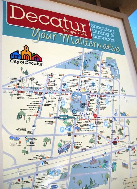 Map Of The City Of Decatur-Things To Do And Places To Go | Decatur ...