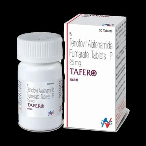 Tafero Tenofovir Alafenamide Fumarate IP Tablet at Rs 1900/bottle | Tenofovir Alafenamide ...