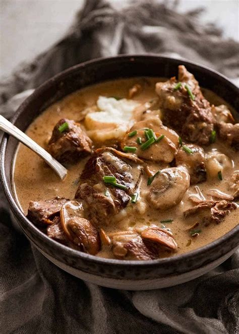 Slow Cooker Beef Stroganoff Stew | RecipeTin Eats