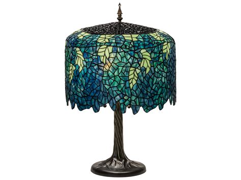 Meyda Tiffany Wisteria Multi-Color Buffet Lamp | MY118689