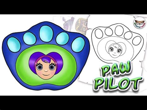 Special agent Oso: How to draw Paw pilot | Drawing Tutorial - YouTube