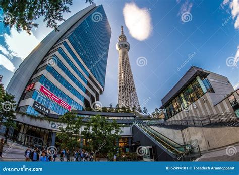 Skytree Building View in Tokyo. Editorial Photo - Image of japanese ...