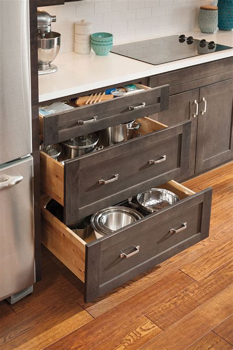 Three Drawer Base Cabinet - Aristokraft Cabinetry