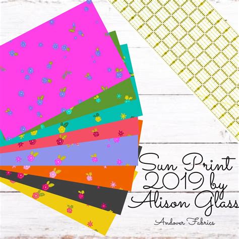 Andover Fabrics Sun Print 2019 Day Dream Fabrics by Alison | Etsy