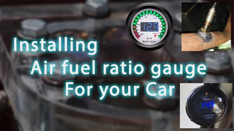 Installing Air fuel Ratio Gauge for any car| with working principle ...