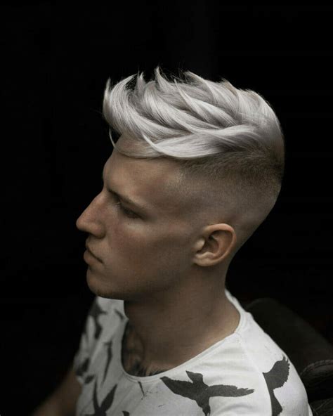 Download Platinum Blonde Short Spiky Men Hair Style Wallpaper ...