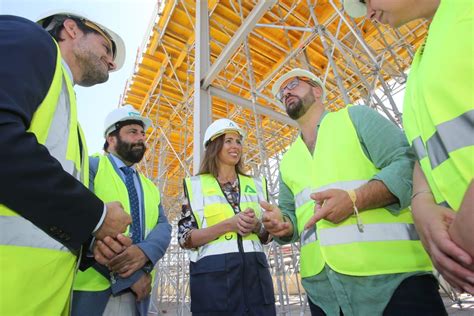 Rocío Díaz supervisa las obras de la estación de autobuses de El Puerto de Santa María