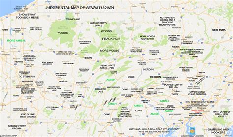 Amish Towns In Pennsylvania Map