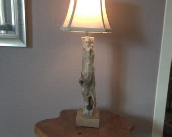 Items similar to Bamboo Rustic Floor Lamp, Beach lamp, Rustic wood ...