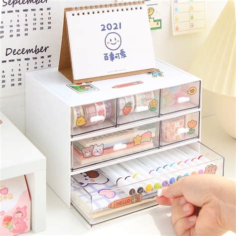 Candy Lemon - Transparent Drawer Desk Organizer | YesStyle