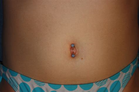 Pierced outie belly button | True belly button piercing | Flickr - Photo Sharing!
