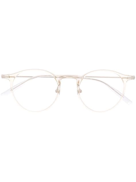 Montblanc Transparent round-frame Glasses - Farfetch