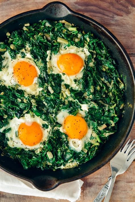 Spinach with Eggs Breakfast | Recipe | Spinach egg, Healthy breakfast, Dinner recipes