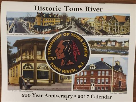 Historic Toms River Calendars Available at Town Hall – Toms River, NJ Shorebeat